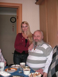 с дочерью Оксаной