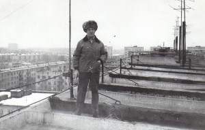 rw9oa на крыше, антенные дела